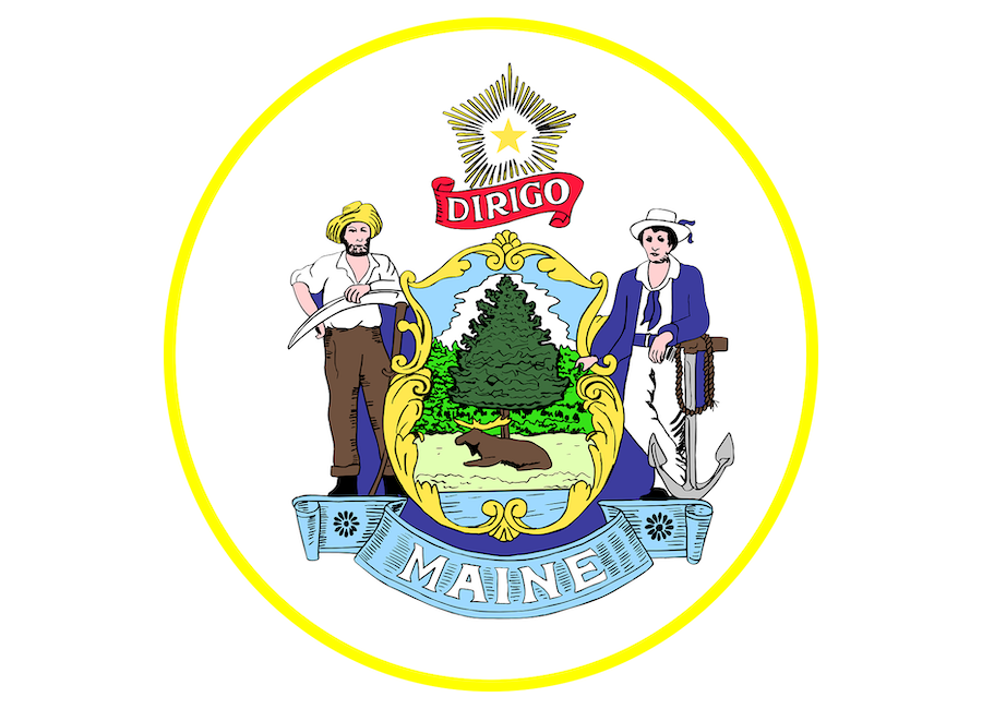 maine state seal for Maine Extends Remote Notarization Provisions Until Early 2023 blog post