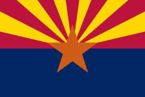 Image for the state flag of Arizona