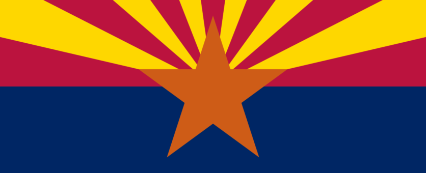 Image for the state flag of Arizona