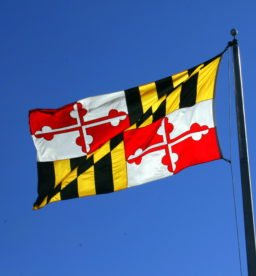 Maryland State Flag Image For "Maryland Updates Provisions Related to Notarial Acts" Blog Post